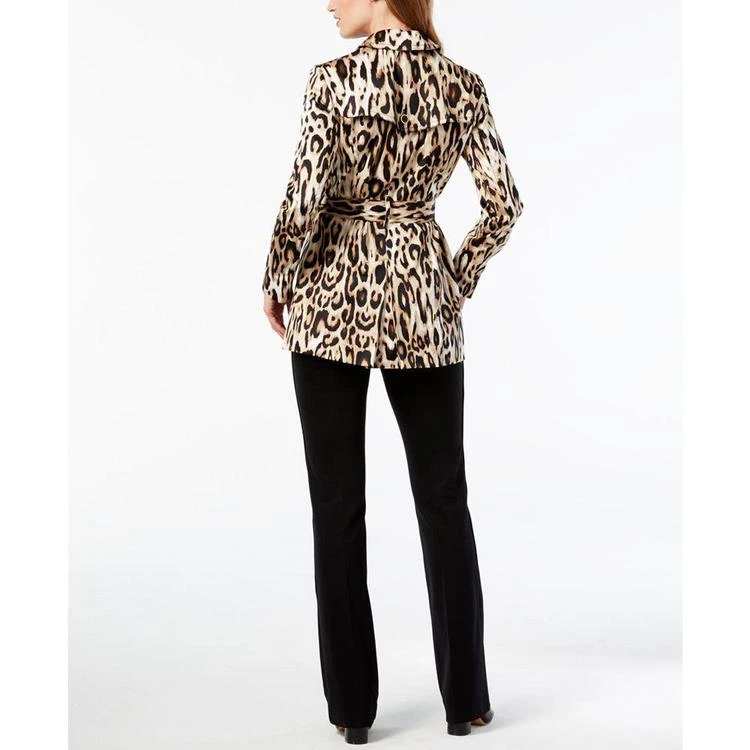 商品INC International|Petite Leopard-Print Trench Coat, Created for Macy's,价格¥472,第2张图片详细描述