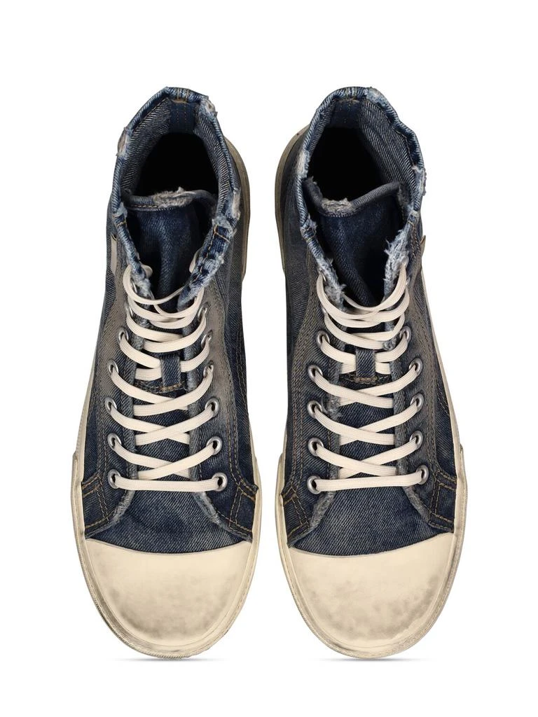 商品Balenciaga|Paris 90's Denim High Top Sneakers,价格¥4556,第5张图片详细描述