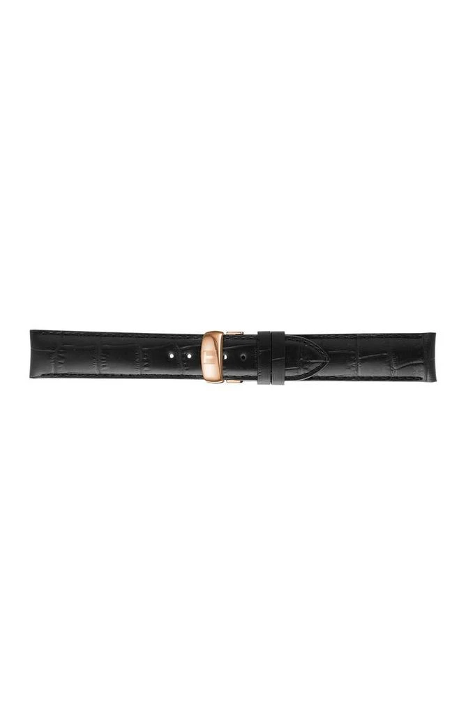 商品Tissot|Men's Le Locle Croc Embossed Leather Strap Watch, 39mm,价格¥1250,第2张图片详细描述
