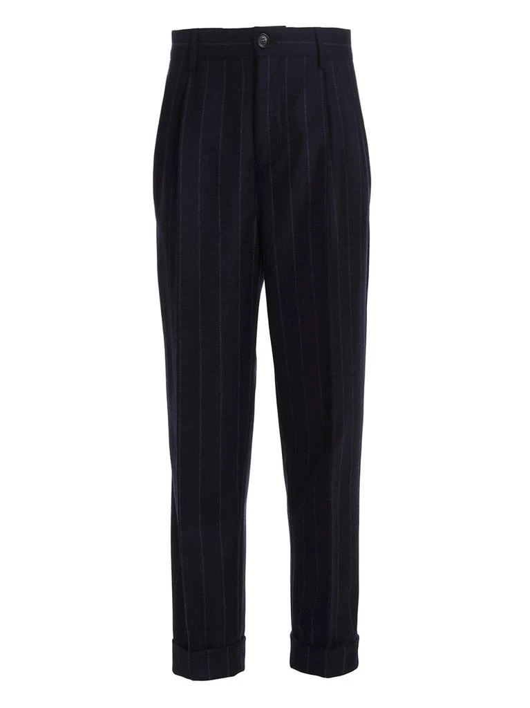 商品Brunello Cucinelli|Brunello Cucinelli Chalxed Wool Pants,价格¥7717,第1张图片