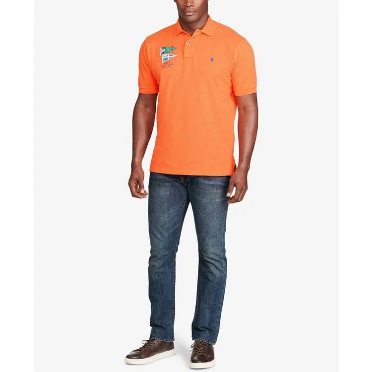 商品Ralph Lauren|Men's Big & Tall Classic-Fit Cotton Polo,价格¥376,第5张图片详细描述