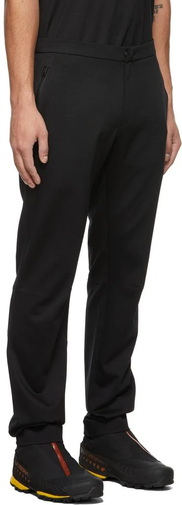 商品Zegna|Black Outdoor Capsule Techmerino™ Wool Sweatpants,价格¥1981,第2张图片详细描述