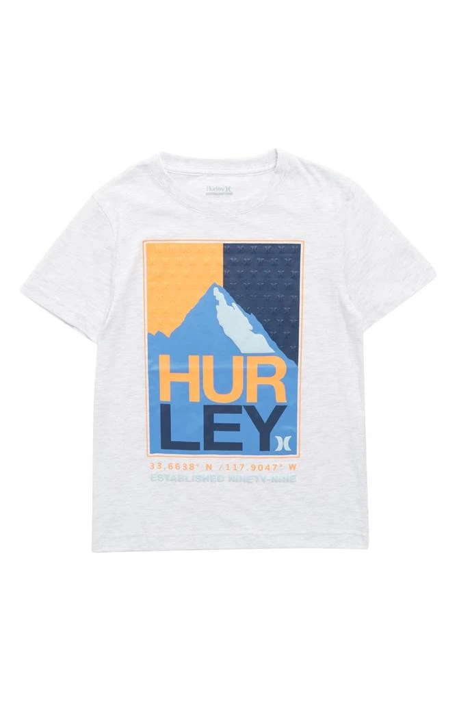 商品Hurley|Kids' Peak Stack Logo T-Shirt,价格¥45,第1张图片详细描述