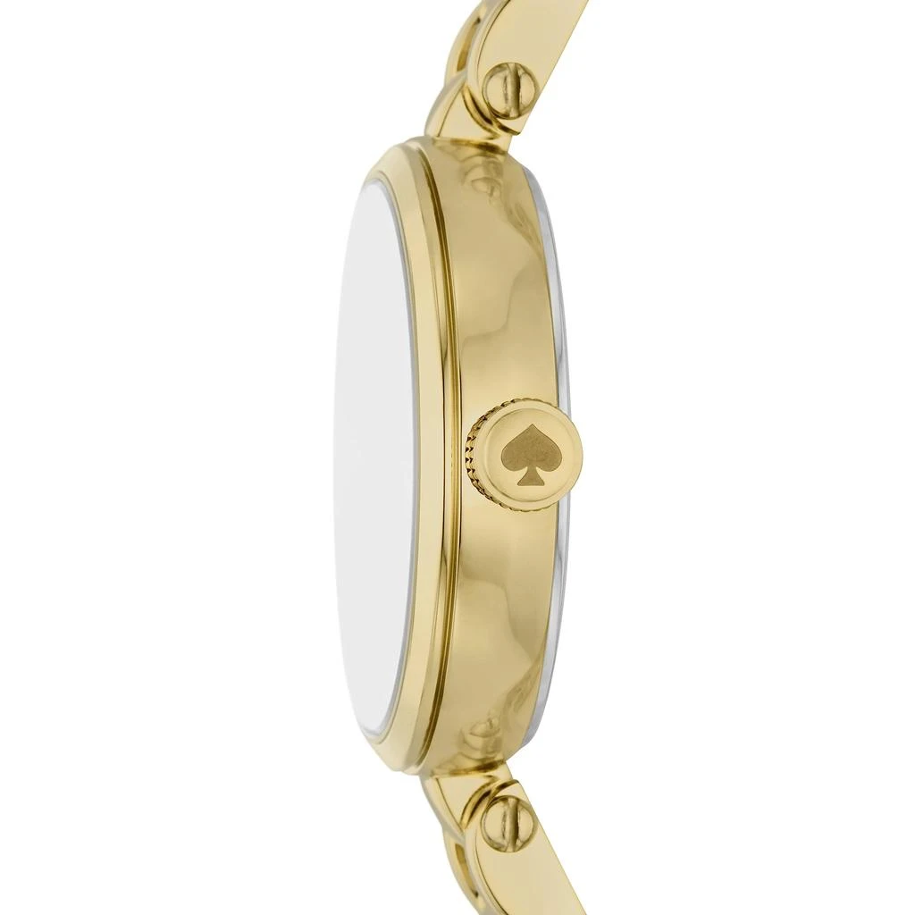商品Kate Spade|Holland Three-Hand Gold-Tone Stainless Steel Watch - KSW1806,价格¥1055,第2张图片详细描述