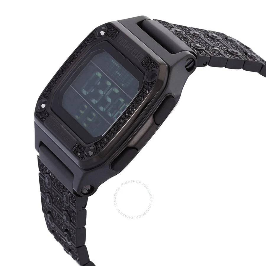 商品Philipp Plein|Hyper Shock Quartz Digital Black Dial Unisex Watch PWHAA1421,价格¥714,第2张图片详细描述