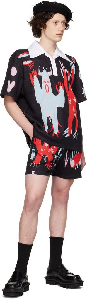 商品Charles Jeffrey Loverboy|Black Cotton Shirt,价格¥1043,第4张图片详细描述