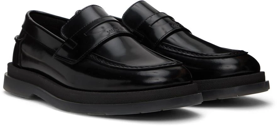 商品Hugo Boss|Black Leather Loafers,价格¥1133,第4张图片详细描述