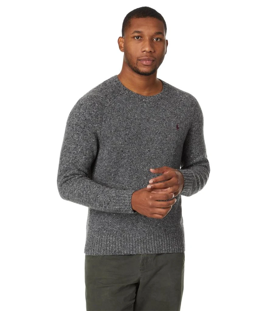 商品Ralph Lauren|Wool-Blend Saddle-Sleeve Sweater,价格¥827,第1张图片