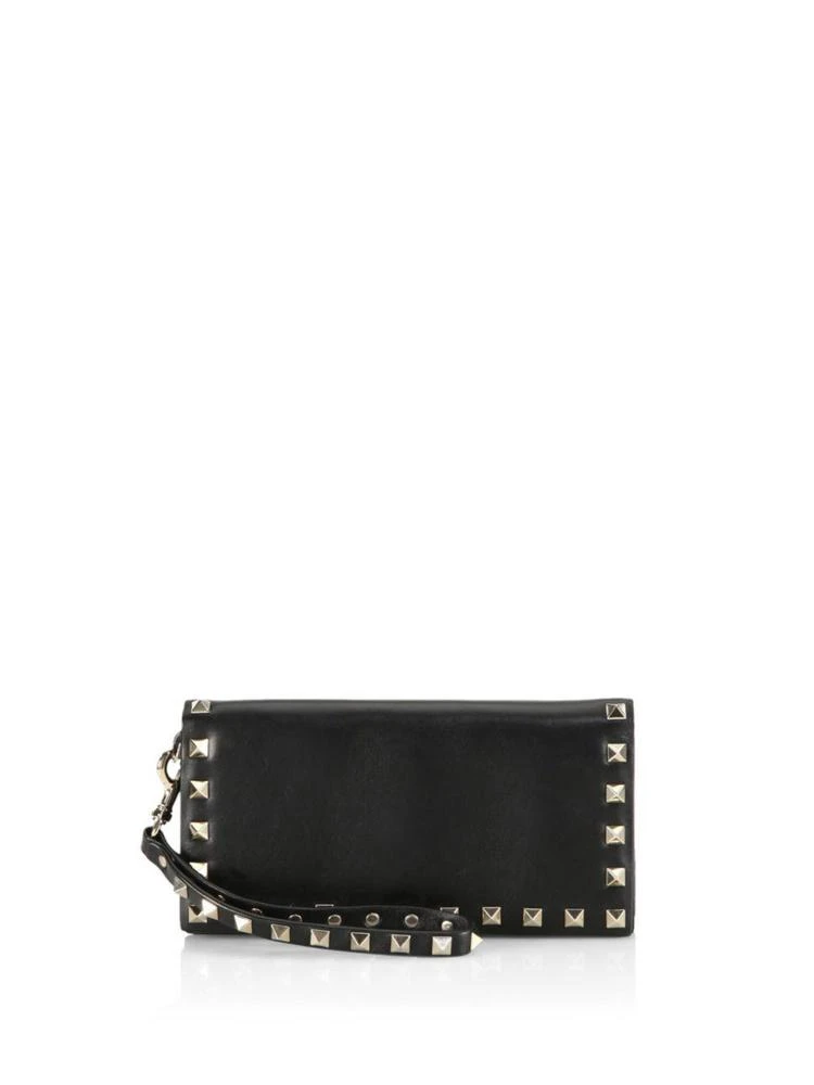 商品Valentino|Rockstud Flap Continental Wallet,价格¥5591,第1张图片