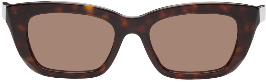 Tortoiseshell Bio-Acetate Cat-Eye Sunglasses商品第1张图片规格展示