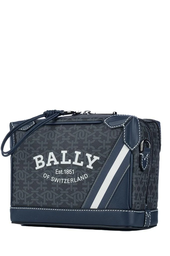 商品Bally|Bally Logo-Printed Zipped Shoulder Bag,价格¥3734,第3张图片详细描述