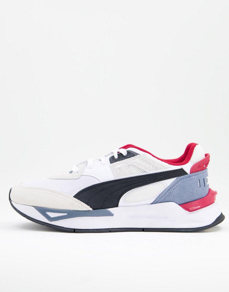 Puma Mirage Sport Remix trainers in white and black商品第4张图片规格展示