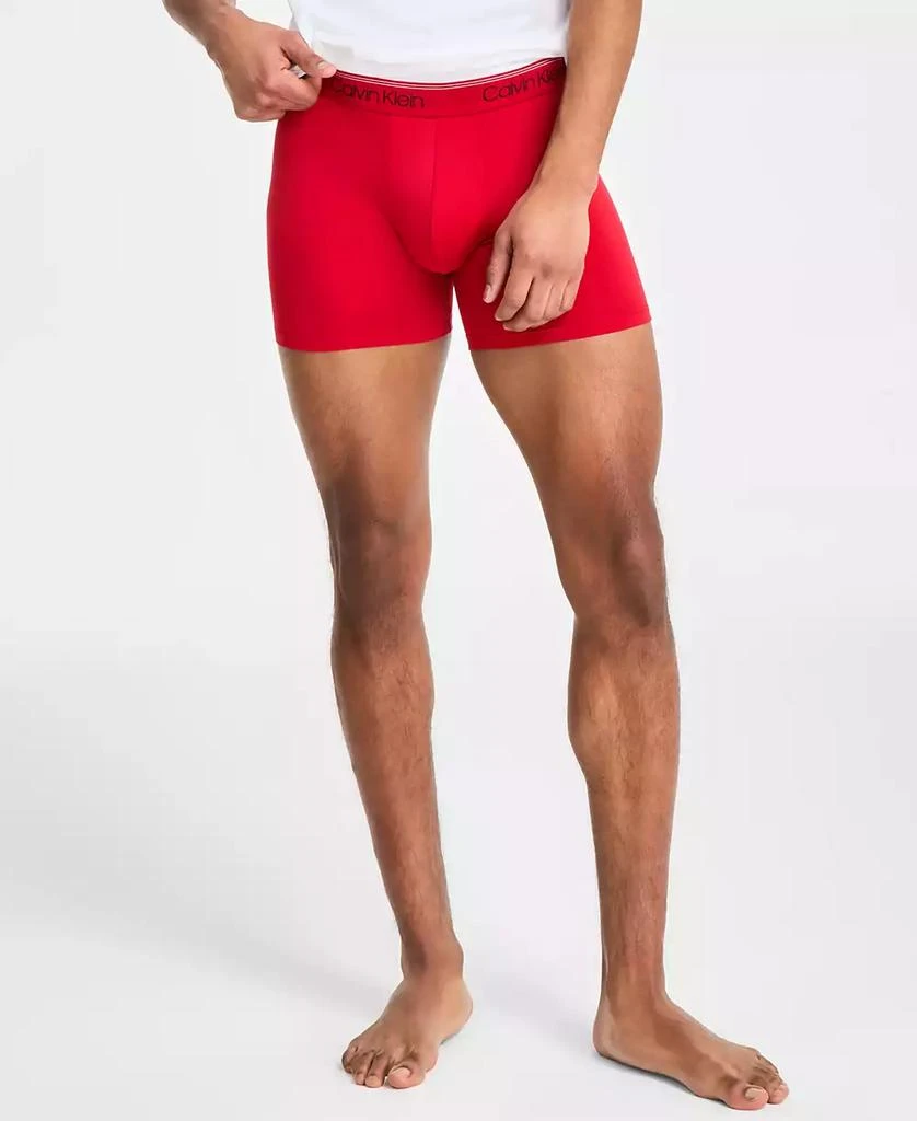 商品Calvin Klein|Men's 3+1 Value Pack Micro Stretch Boxer Briefs,价格¥355,第3张图片详细描述