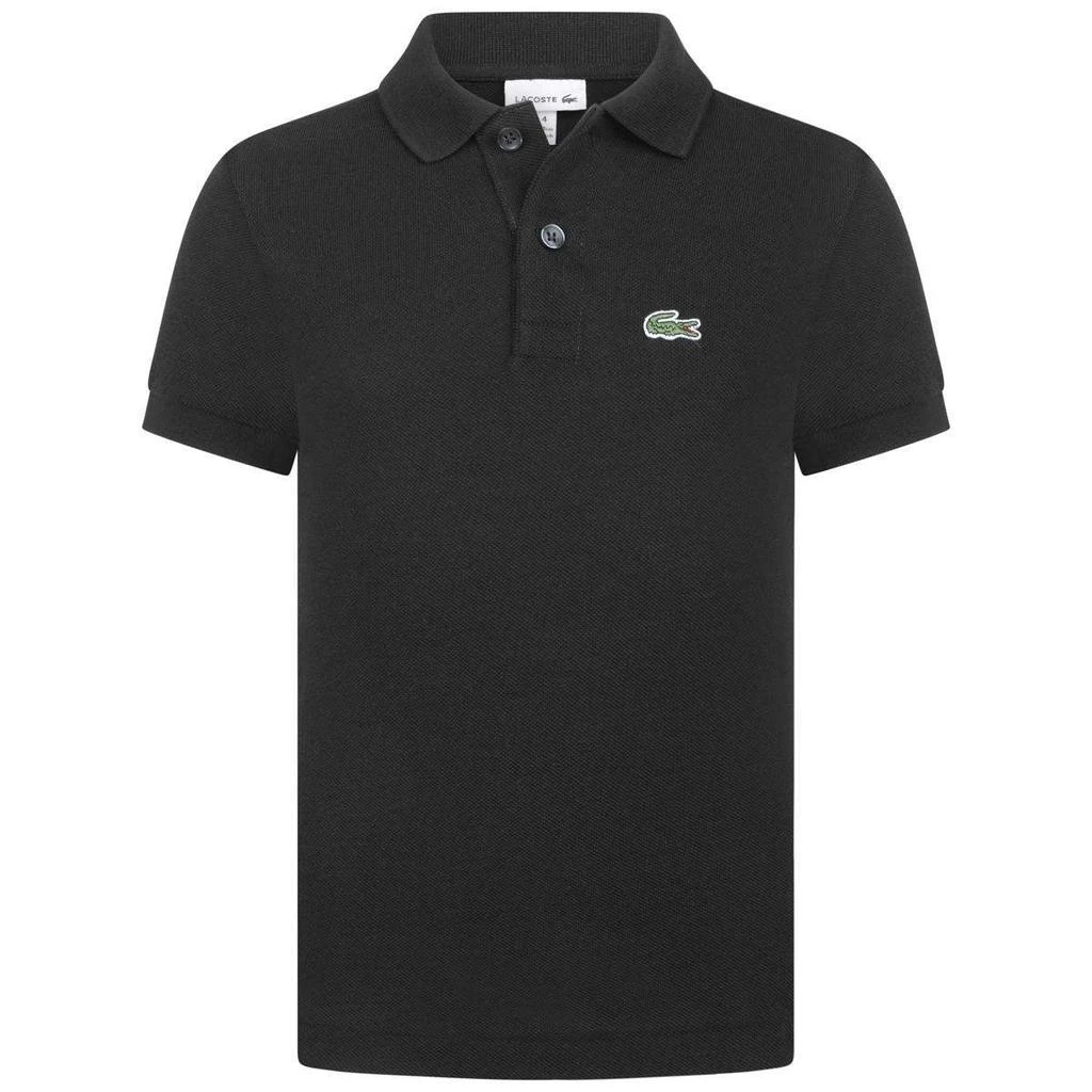 商品Lacoste|Lacoste Black, Navy, Red, Pink, White, Grey, Green  Boys Cotton Pique Polo Top,价格¥329,第4张图片详细描述