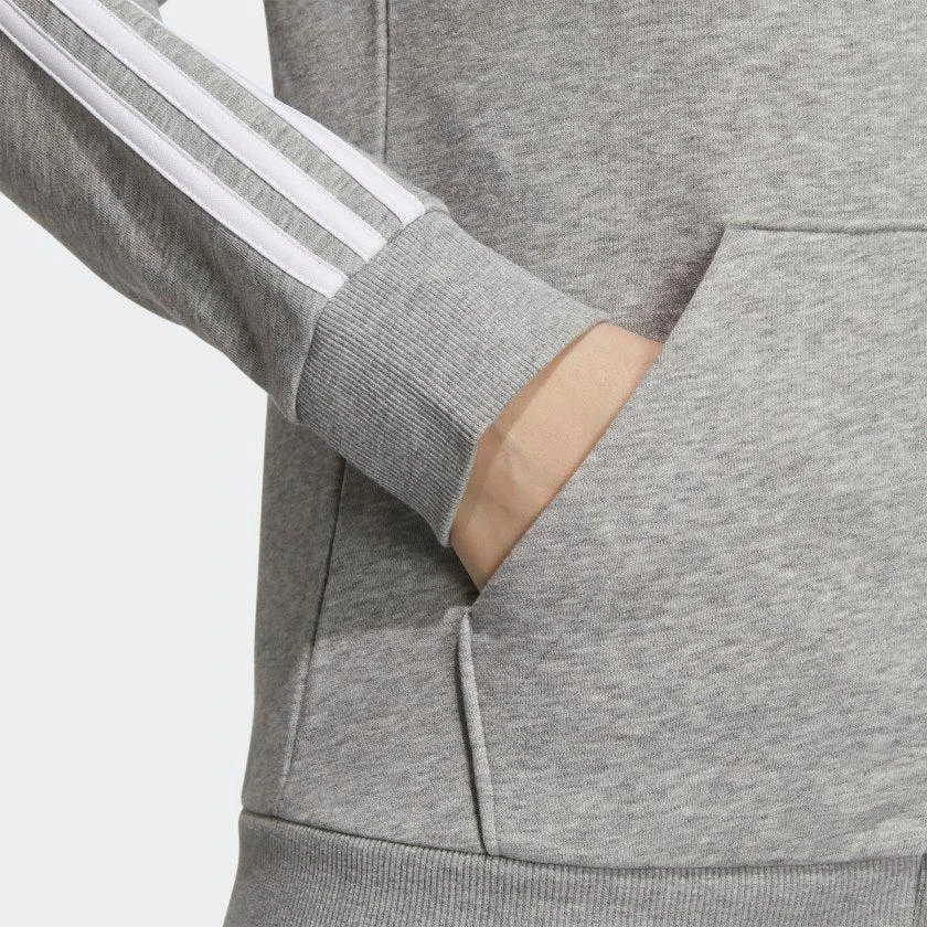 Women's adidas Essentials Fleece 3-Stripes Full-Zip Hoodie 商品