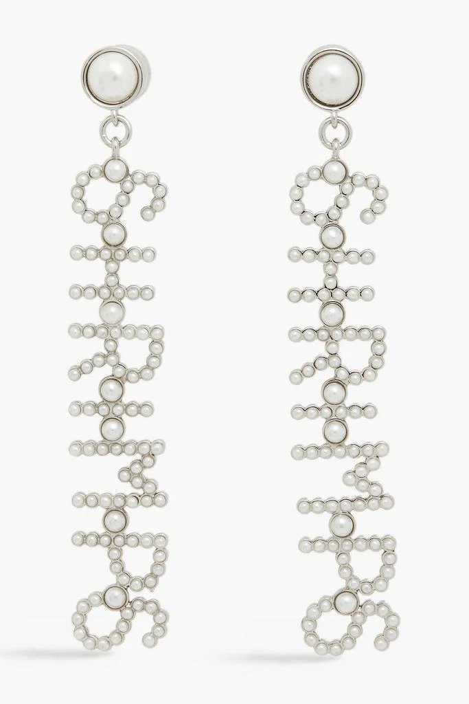 商品shrimps|Silver-tone faux pearl earrings,价格¥486,第1张图片
