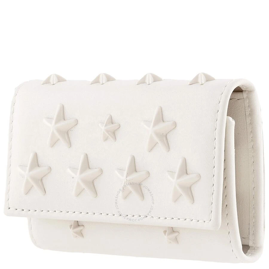 商品Jimmy Choo|Latte Leather Neptune Star Embossed Key Case,价格¥864,第3张图片详细描述