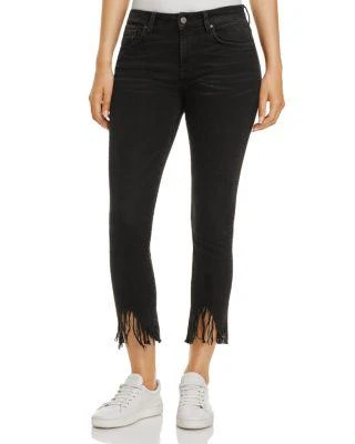 商品Mavi Jeans|Tess Vintage Skinny Jeans in Smoke Fringe,价格¥883,第1张图片