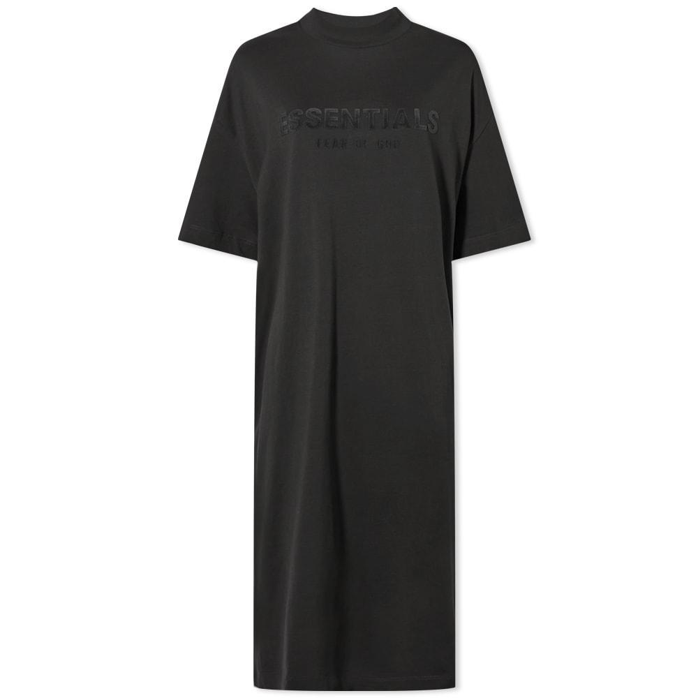 商品Essentials|Fear of God ESSENTIALS Women's Logo Tee Dress - Iron,价格¥635,第1张图片