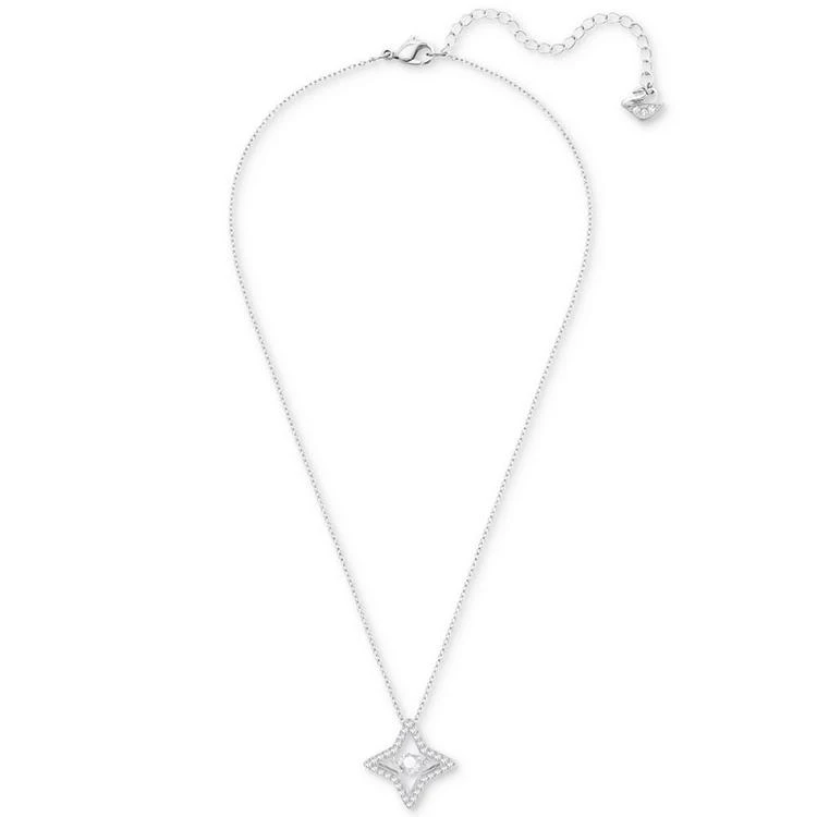 商品Swarovski|Silver-Tone Crystal Star Pendant Necklace,价格¥966,第4张图片详细描述