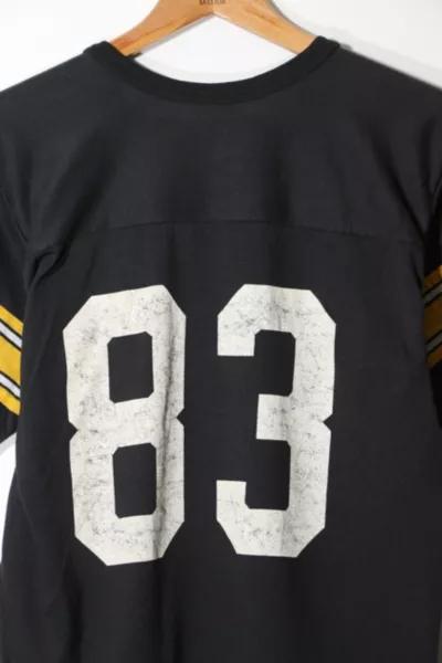Vintage NFL Pittsburgh Steelers Jersey Cut T-shirt Made in USA商品第4张图片规格展示