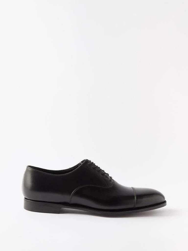 商品Crockett & Jones|Lonsdale leather Oxford shoes,价格¥7399,第1张图片