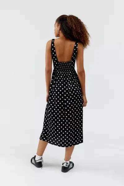 商品Urban Outfitters|UO Lydia Polka Dot Midi Dress,价格¥303,第5张图片详细描述