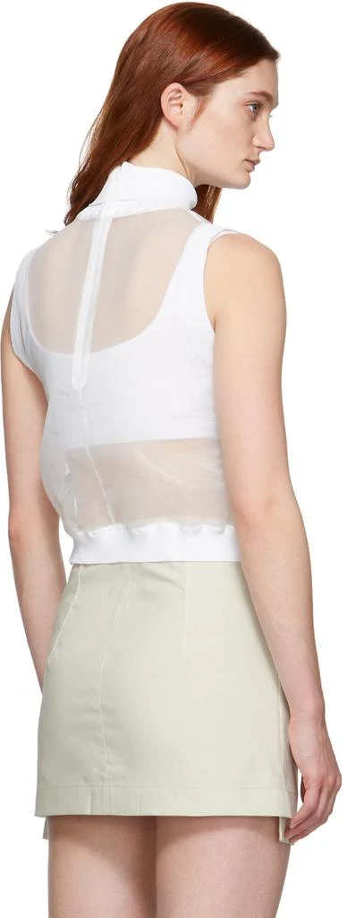 商品Off-White|White Cropped Tank Top,价格¥864,第3张图片详细描述