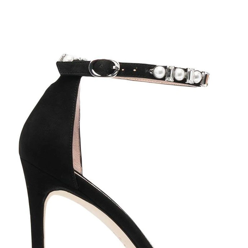 STUART WEITZMAN 黑色女士高跟鞋 AMELINASHINE-SUE-BLK 商品