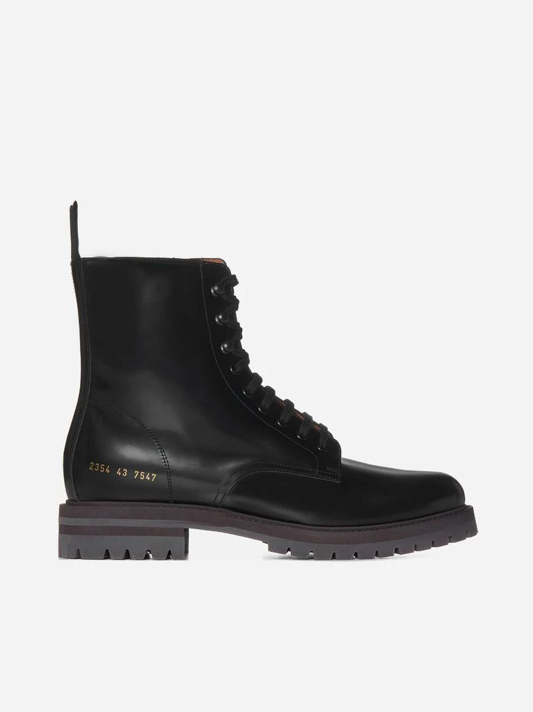 商品Common Projects|Leather combat boots,价格¥2145,第1张图片