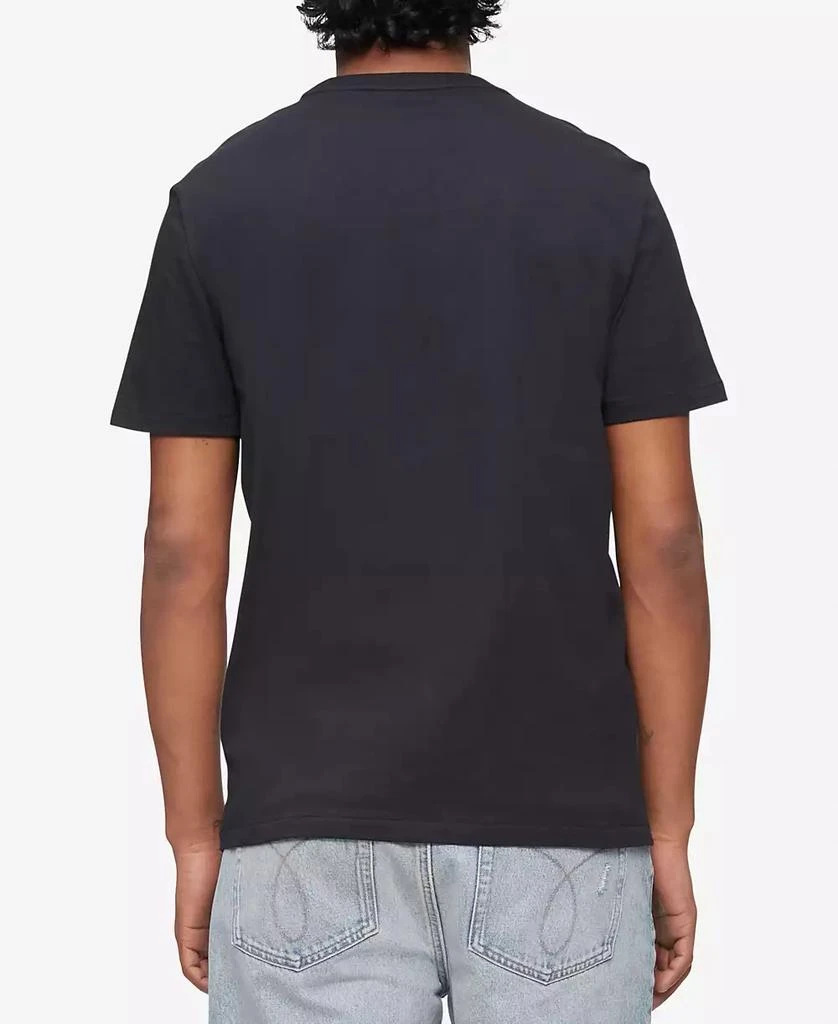 商品Calvin Klein|Men's Smooth Cotton Solid Crewneck T-Shirt,价格¥179,第4张图片详细描述