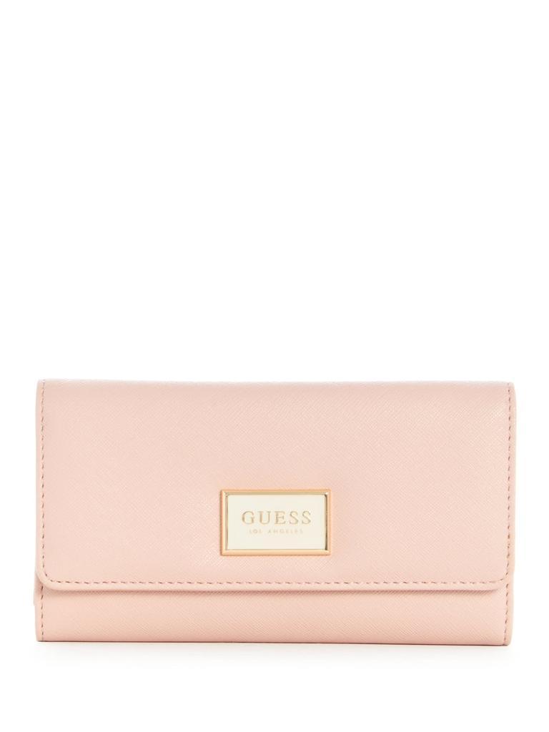 商品Guess Factory|Abree Slim Clutch Wallet,价格¥185,第6张图片详细描述