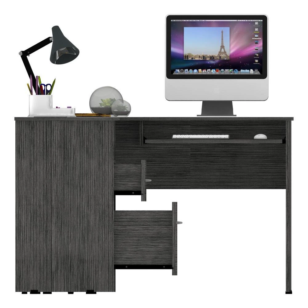 商品Depot E-Shop|Idra L-Shaped Desk Grey Oak,价格¥2398,第4张图片详细描述