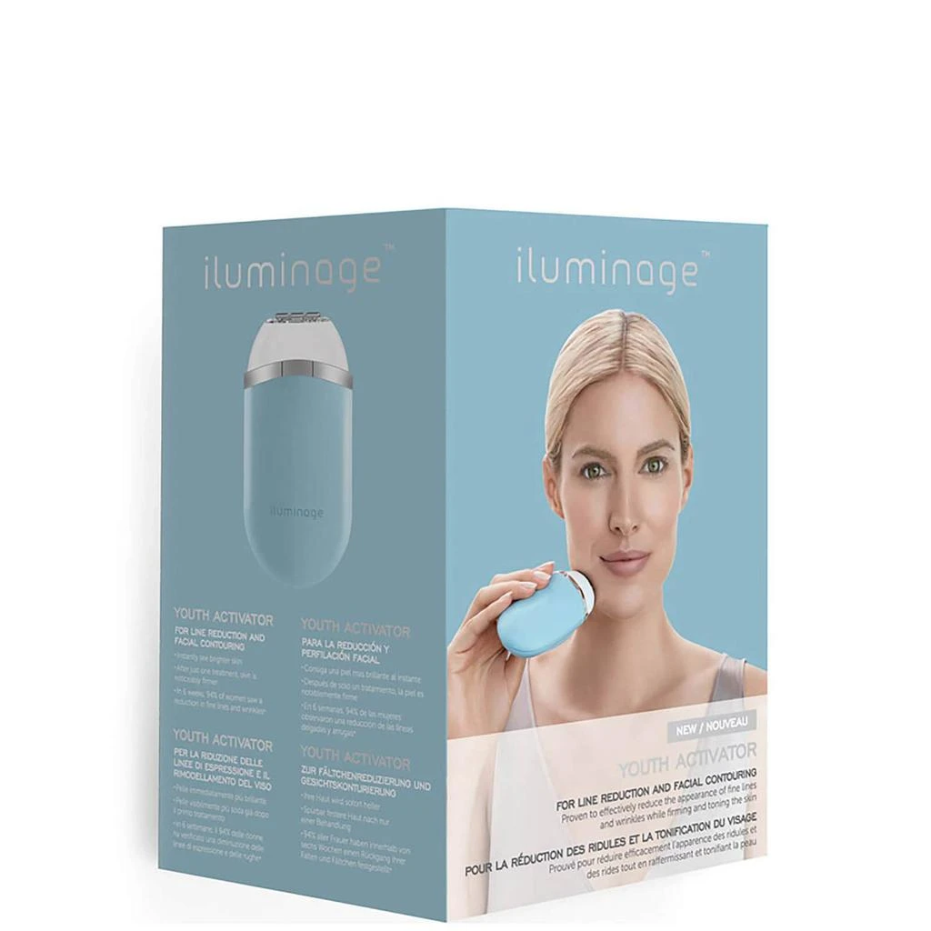 Iluminage Youth Activator Infrared LED Radio Frequency Anti-Aging Device and 2 Youth Activator Serums 商品