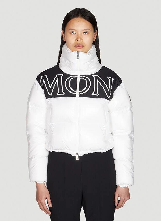 商品Moncler|Gers Cropped Down Jacket in White,价格¥13592,第1张图片