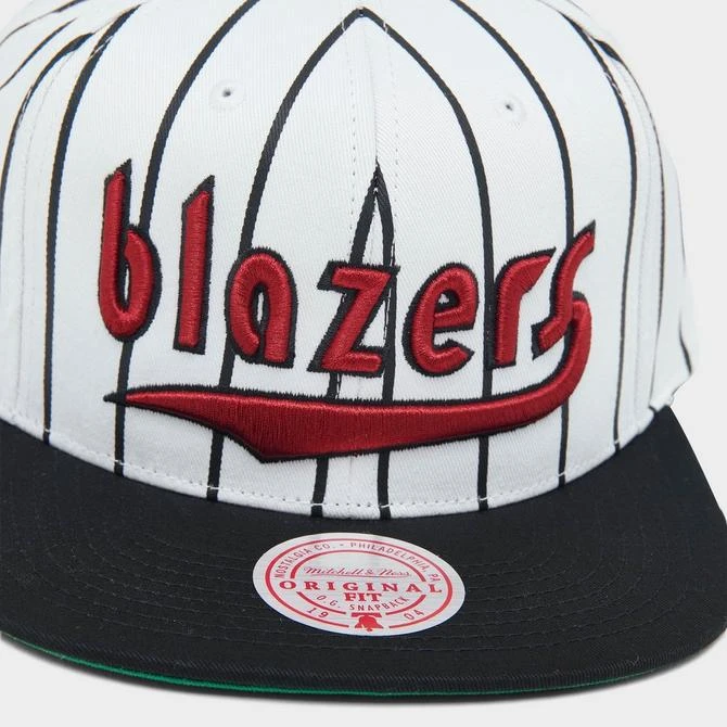 Mitchell & Ness Portland Trailblazers NBA Pinstripe HWC Snapback Hat 商品