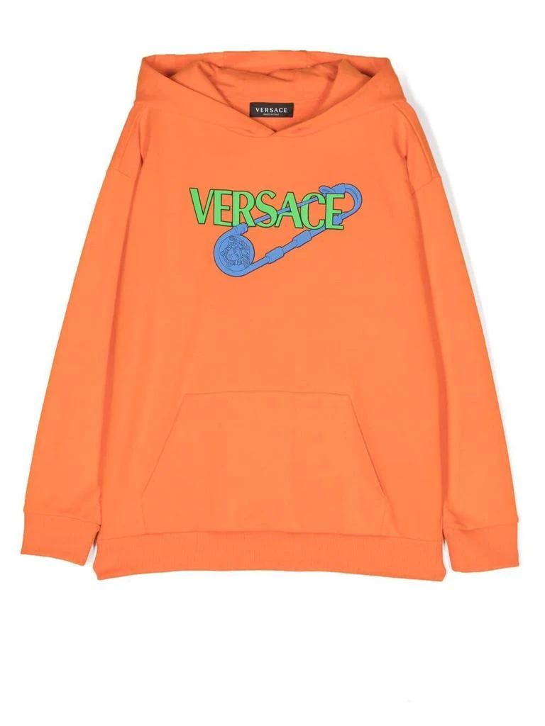 商品Versace|Safety pin print hoodie,价格¥549,第1张图片