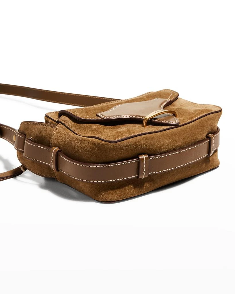 Wasy Zip Suede Camera Crossbody Bag 商品