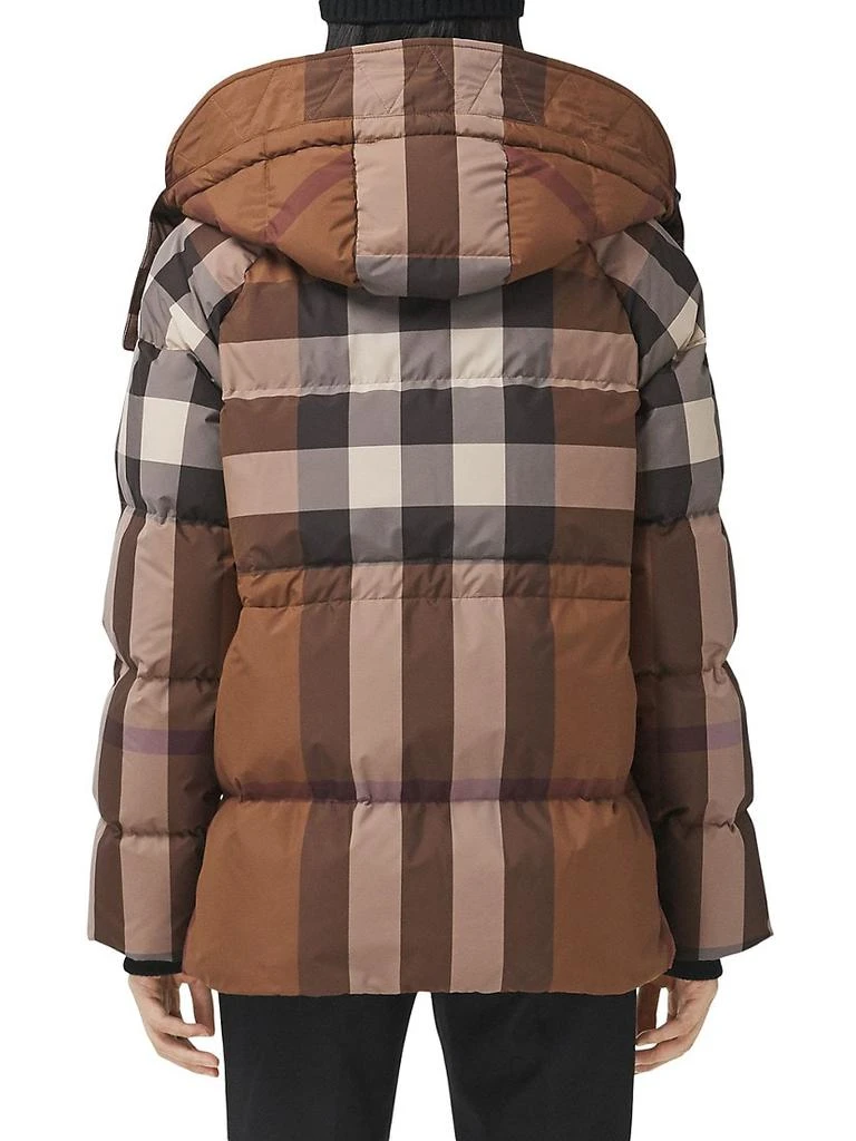 商品Burberry|Quilted Check Logo Puffer Jacket,价格¥14167,第4张图片详细描述