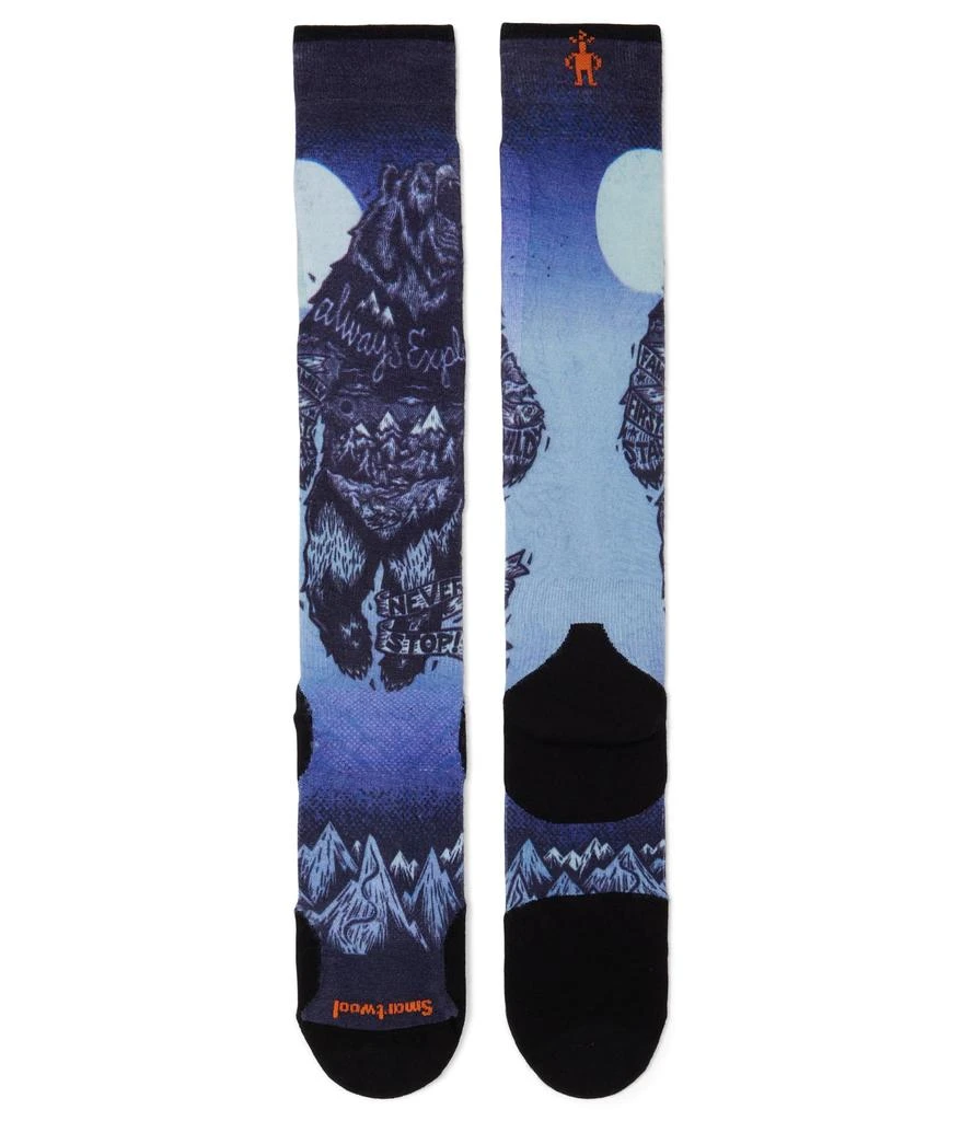 商品SmartWool|Ski Targeted Cushion Always Explore Print Over-the-Calf Socks,价格¥207,第2张图片详细描述