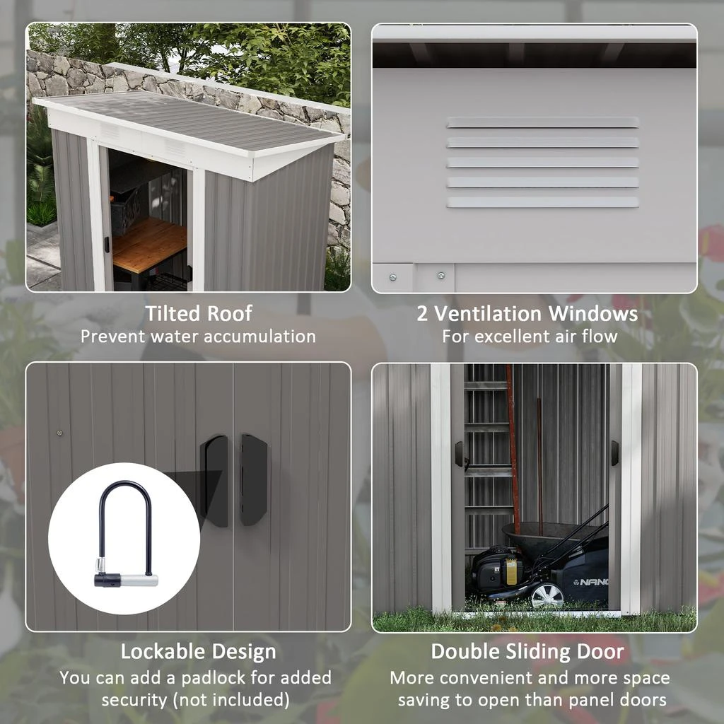 Streamdale Secure and Spacious Outdoor Shed for Garden Tools and Equipment 商品