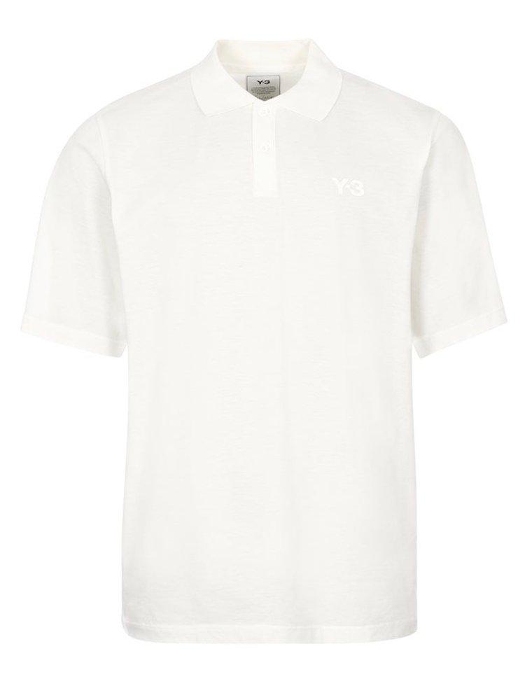 Y-3 Logo Patch Short-Sleeved Polo Shirt商品第1张图片规格展示