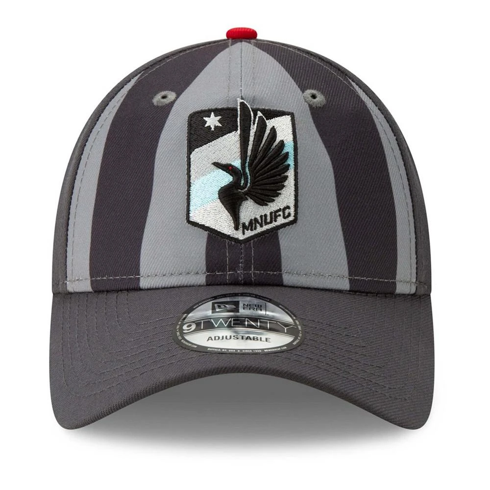 商品New Era|Men's  Gray Minnesota United FC Home Jersey Hook 9TWENTY Adjustable Hat,价格¥240,第2张图片详细描述