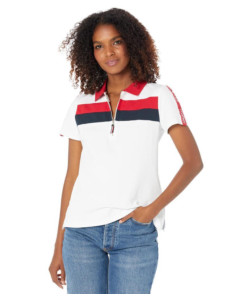 商品Tommy Hilfiger|1/4 Zip Global Polo,价格¥232-¥244,第1张图片