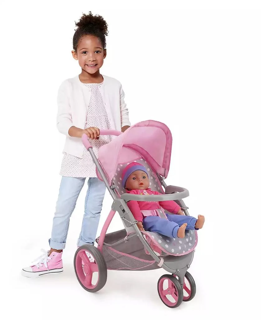 商品509|Crew - Cotton Candy Pink Doll Jogger Stroller,价格¥292,第3张图片详细描述