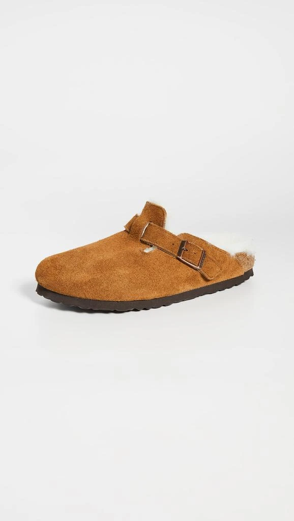 商品Birkenstock|Birkenstock Boston 连毛羊皮木底鞋,价格¥1277,第1张图片