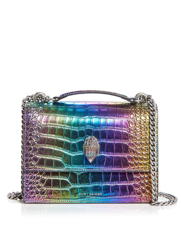 商品Kurt Geiger|Shoreditch Ombré Croc Embossed Leather Crossbody,价格¥2332,第3张图片详细描述