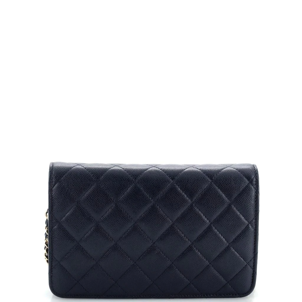 商品[二手商品] Chanel|Twisted Crystals CC Wallet on Chain Quilted Caviar,价格¥34920,第3张图片详细描述