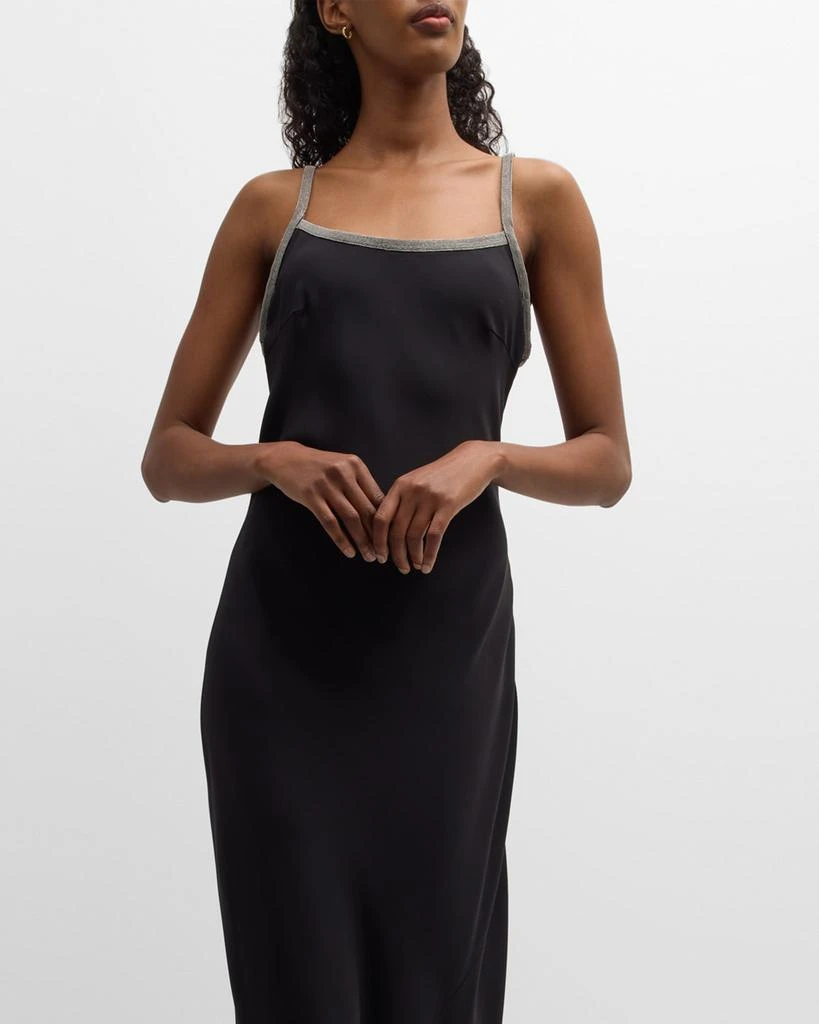 Monili Trim Silk Slipdress 商品