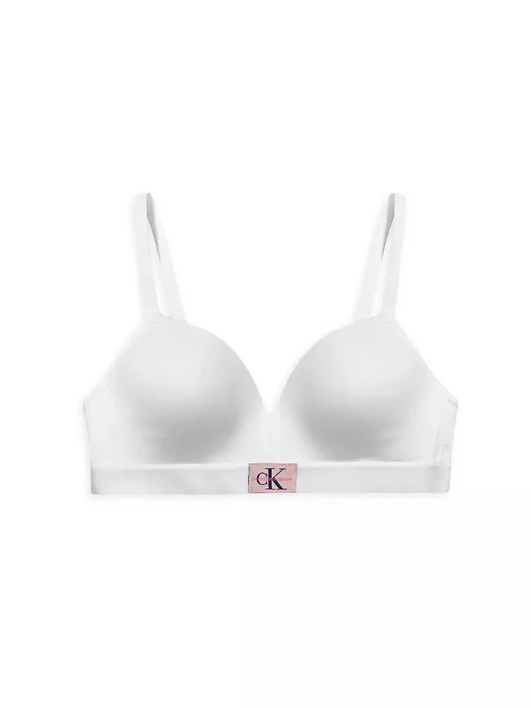 商品Calvin Klein|Girl's Logo Patch Bra,价格¥151,第1张图片